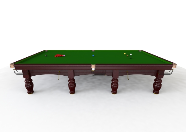 Riley Aristocrat Full Size Mahogony Finish Standard Cushion Snooker Table (12ft 365cm)